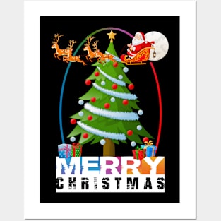 MERRY CHRISTMAS Posters and Art